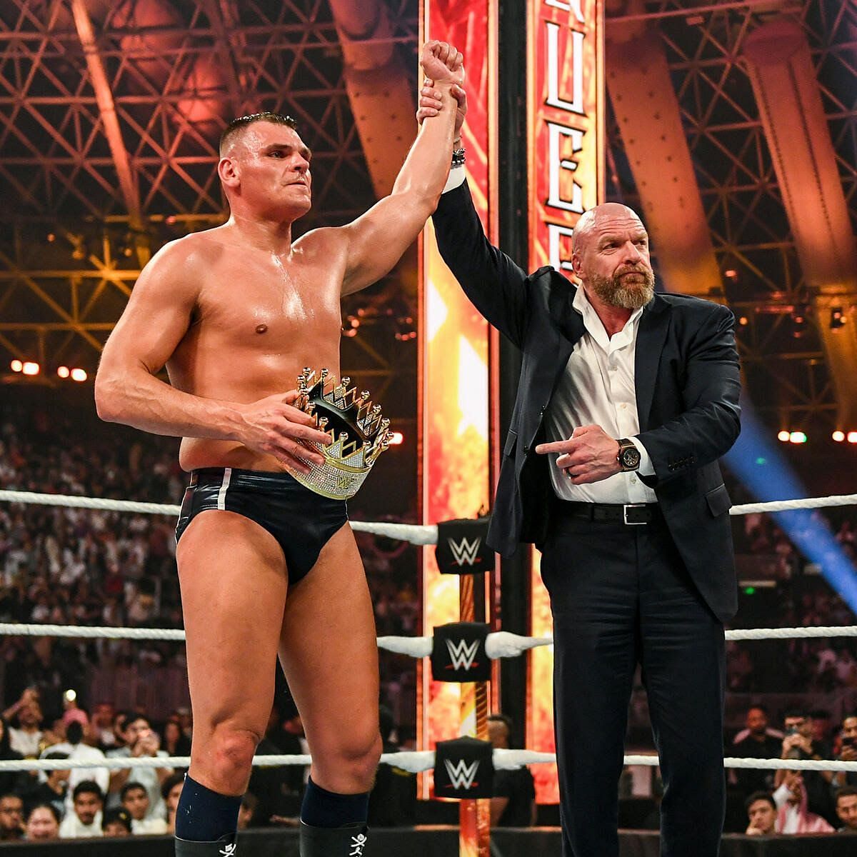 Gunther was crowned King of the Ring